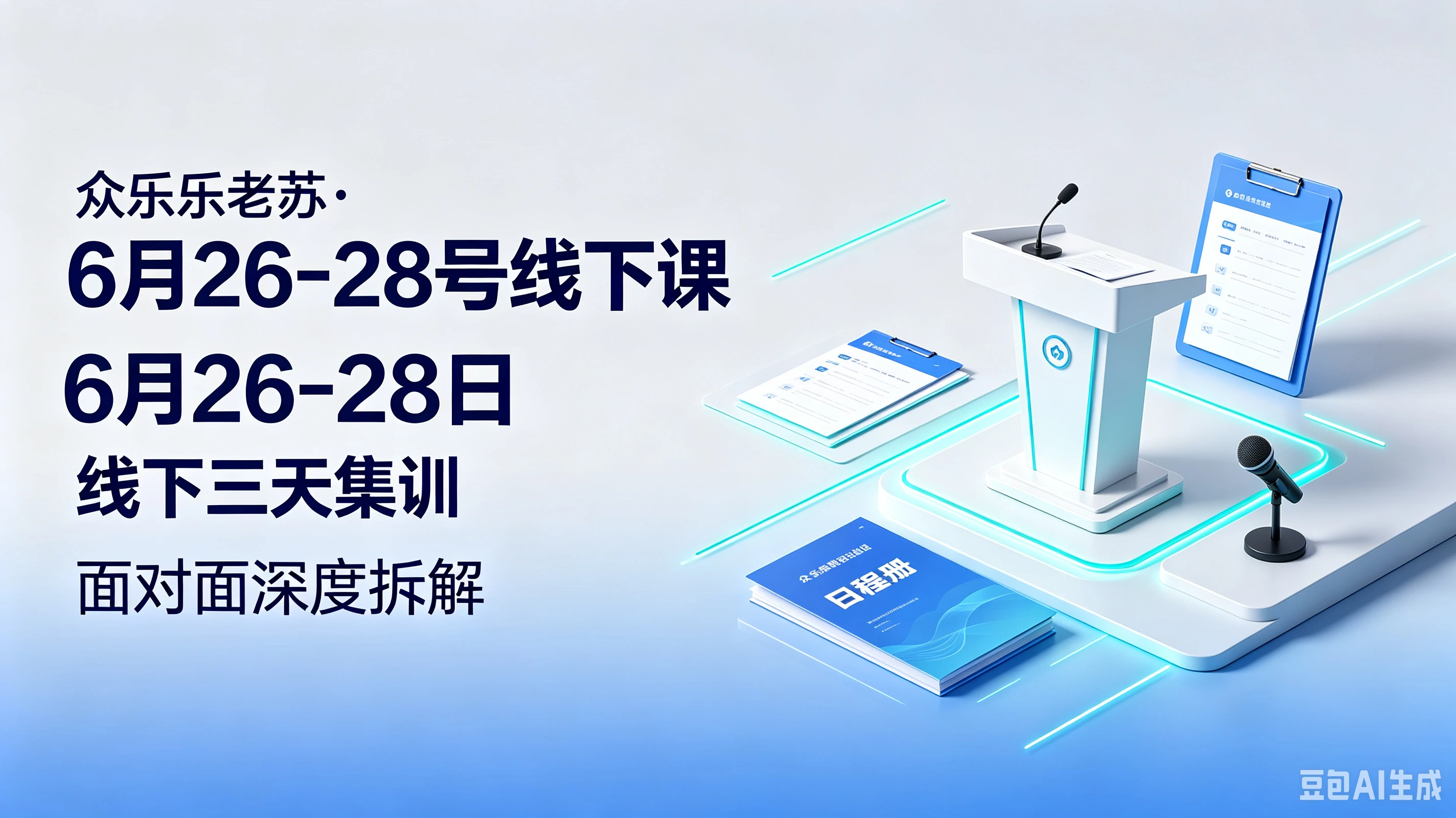 【精】众乐乐老苏。6月26-28号线下课6月26-28日线下三天集训，面对面深度拆解-归山创客