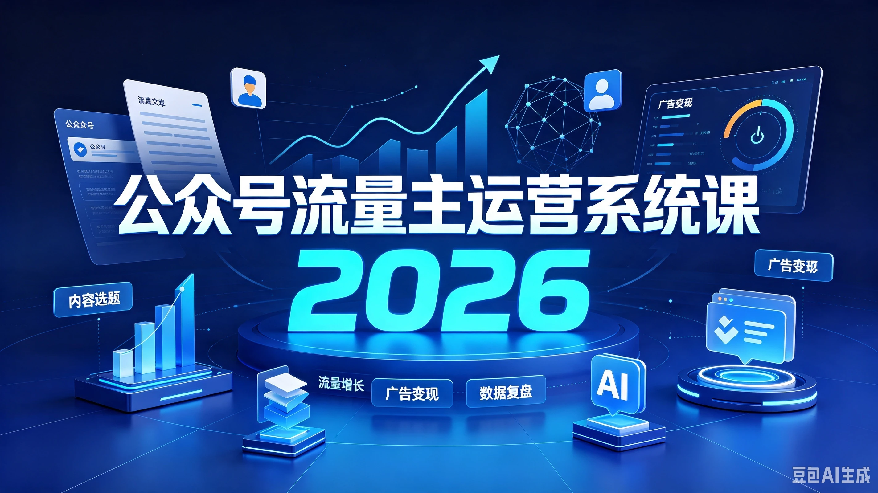 公众号流量主运营系统课，批量做号隔离方法、高爆率选题方法，全都教会你（更新2026年7月）-归山创客