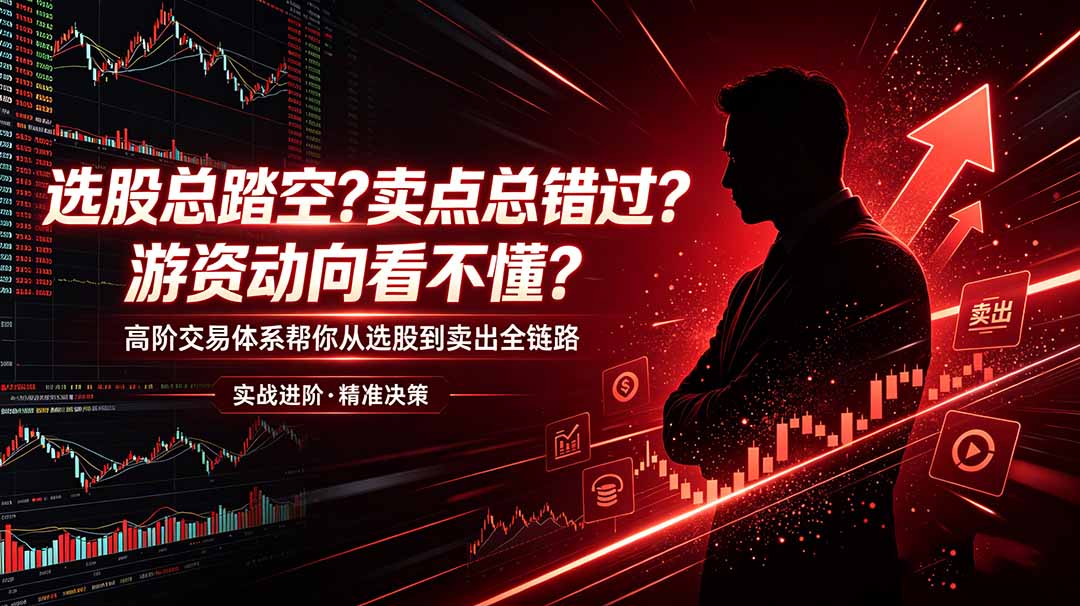 选股总踏空？卖点总错过？游资动向看不懂？高阶交易体系帮你从选股到卖出全链路(更新6月-归山创客