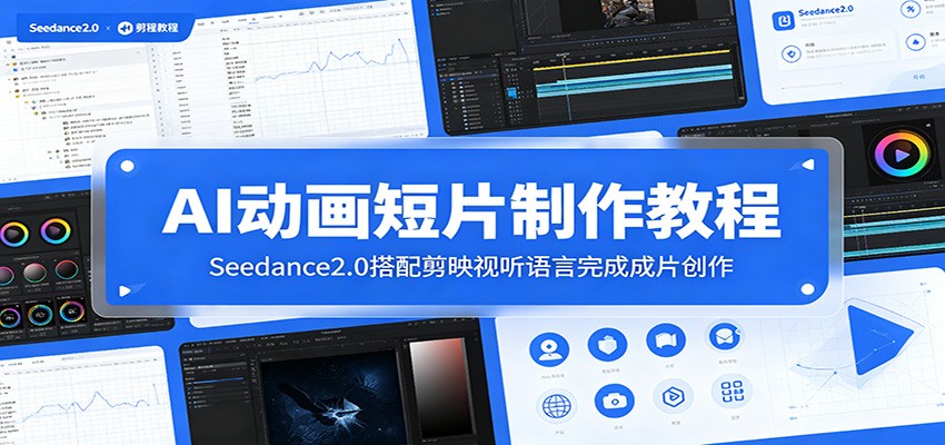 AI动画短片制作教程：Seedance2.0搭配剪映视听语言完成成片创作-归山创客