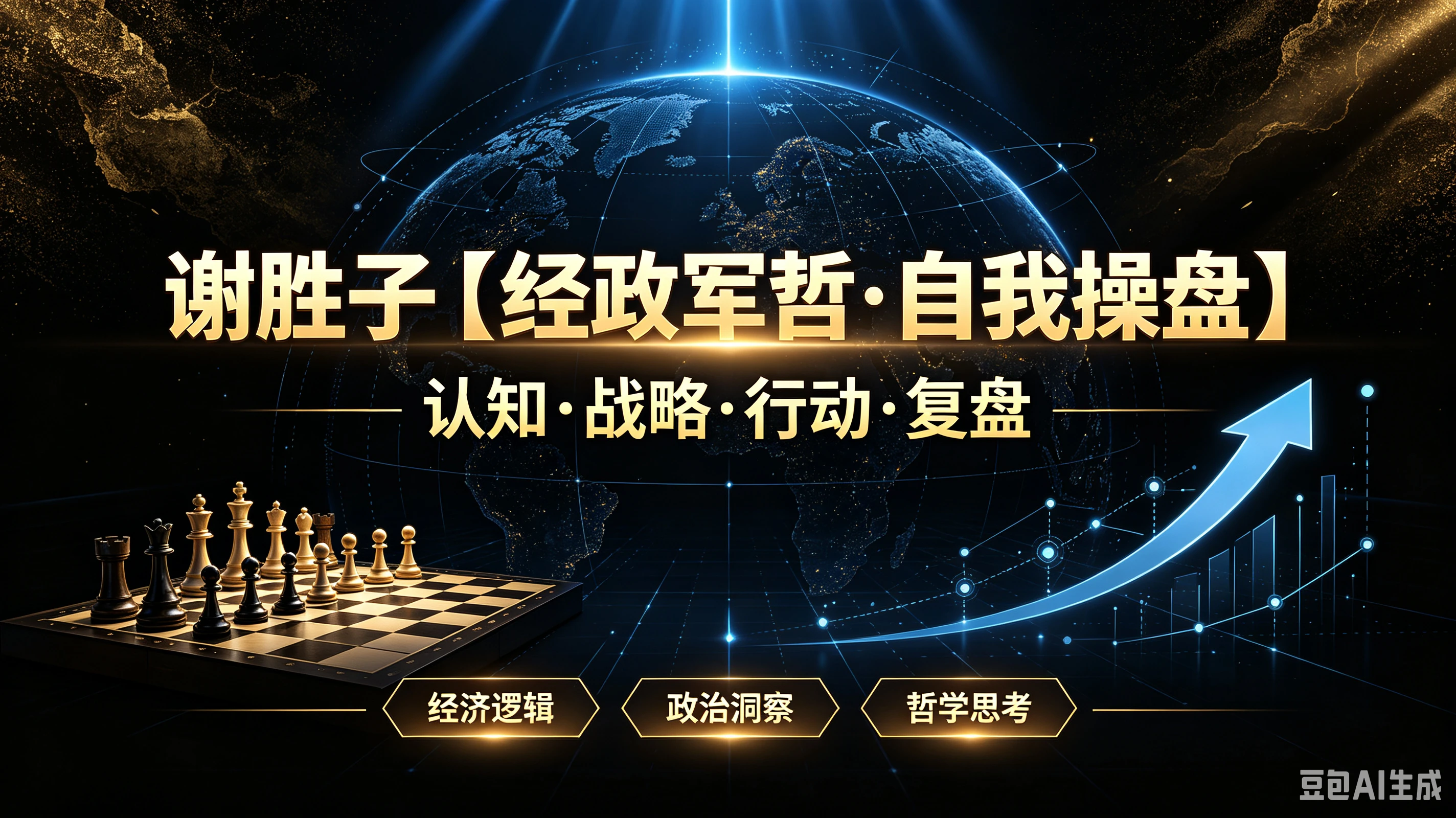 谢胜子【经政军哲·自我操盘】认知·战略·行动·复盘、经济逻辑、政治洞察、哲学思考-归山创客