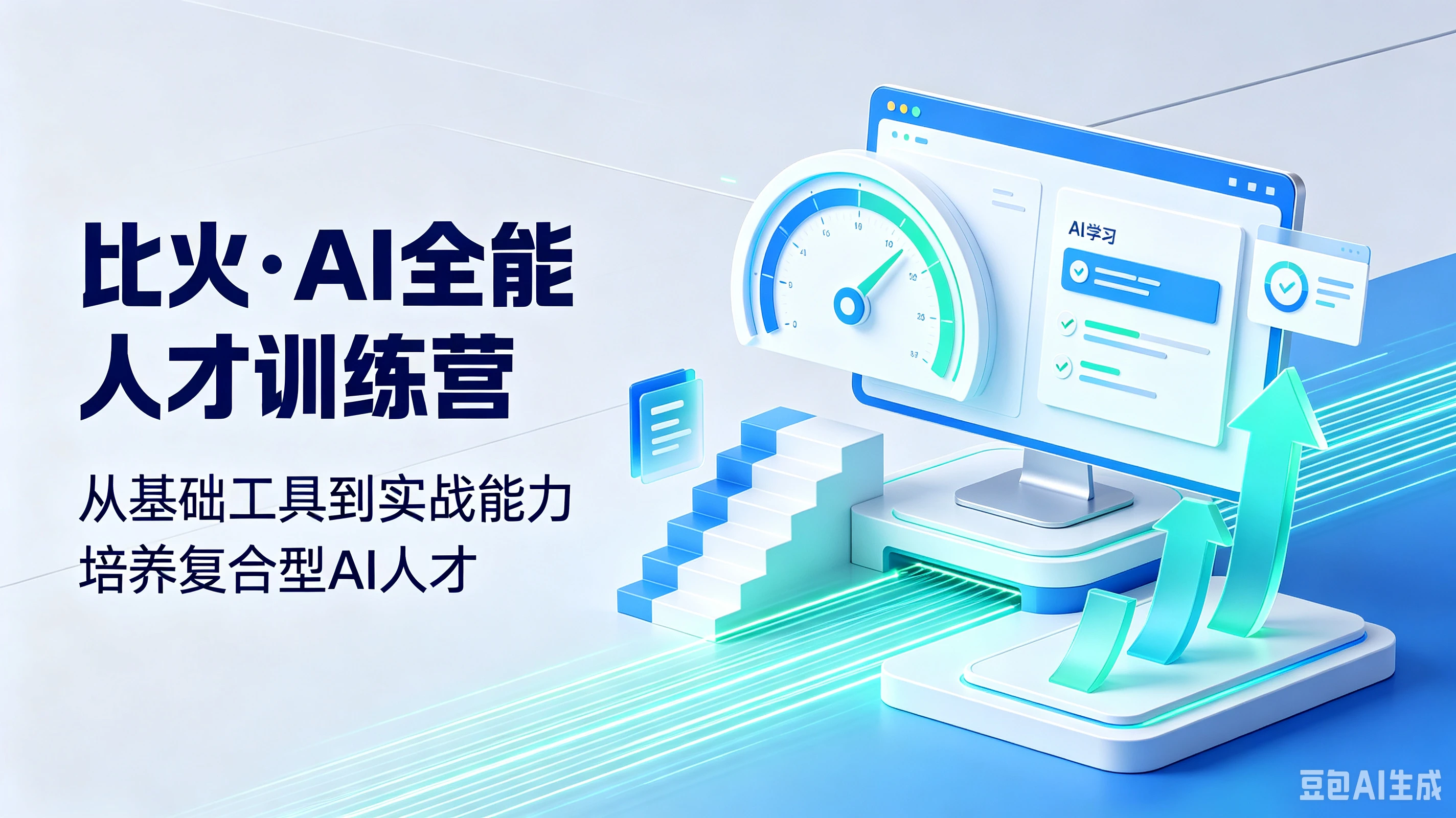 【精】比火·AI全能人才训练营,从基础工具到实战能力,培养复合型AI人才-归山创客