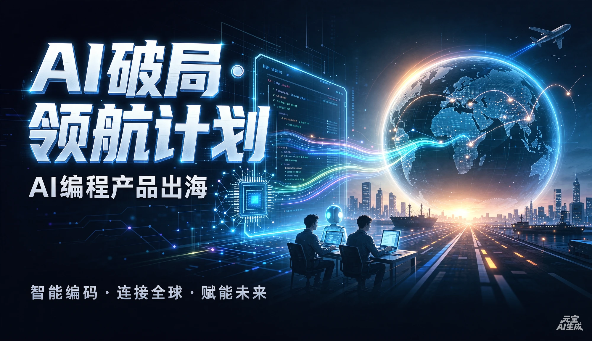 【精】AI破局·领航计划- AI编程产品出海，从技术到全球增长-归山创客