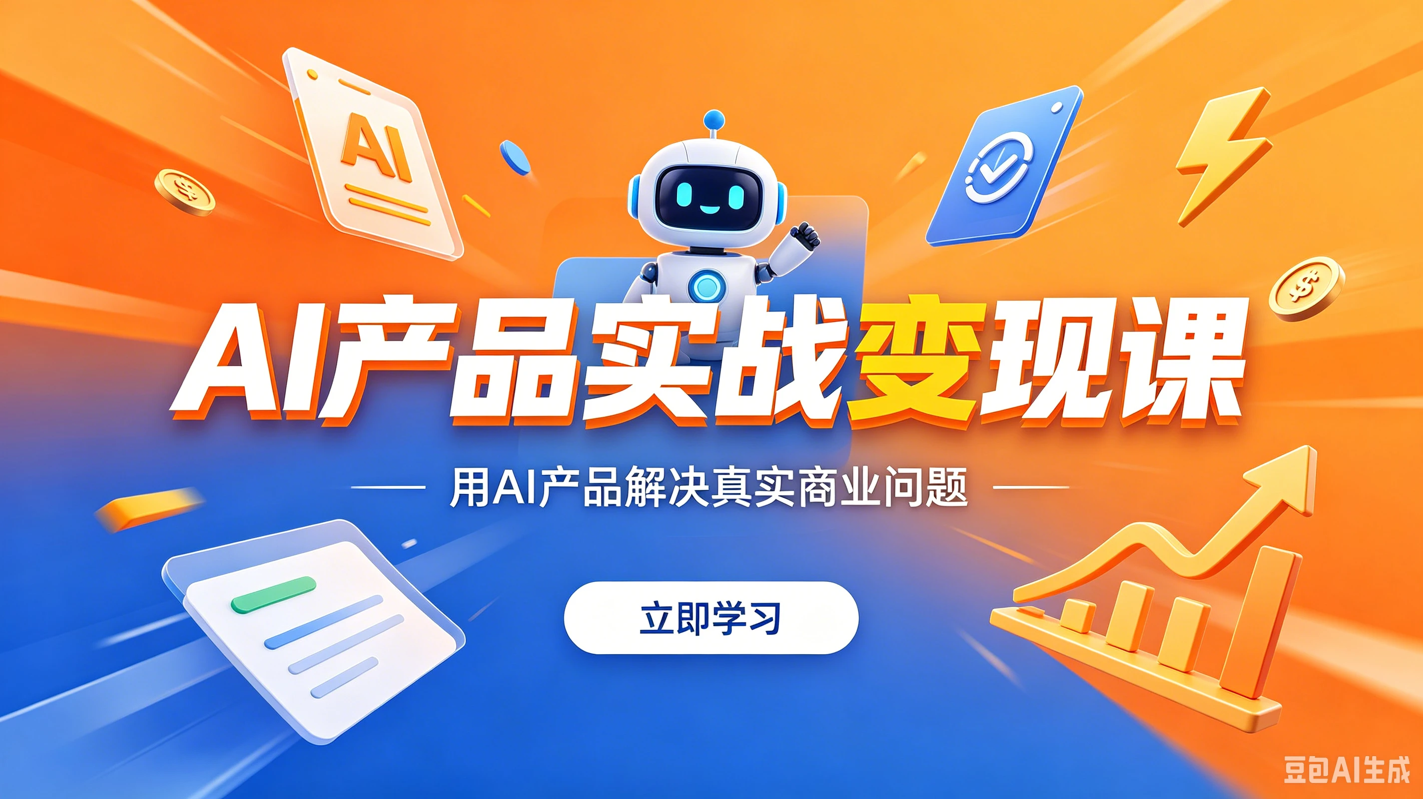 【精】AI产品实战变现课，用AI产品解决真实商业问题-归山创客