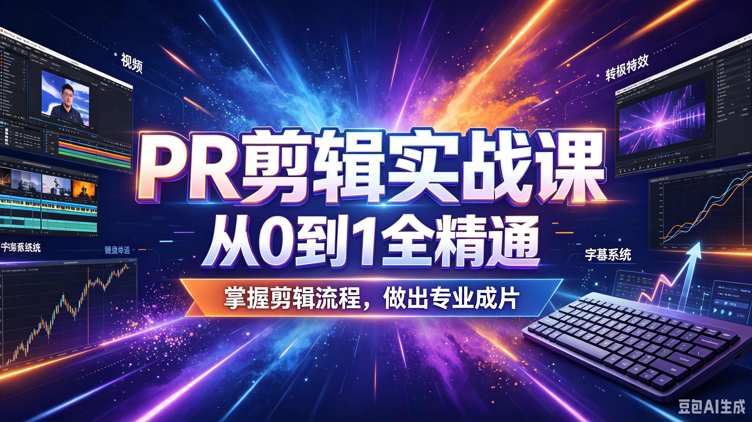 【精】PR剪辑实战课,从0到1全精通,掌握剪辑流程,做出专业成片-归山创客