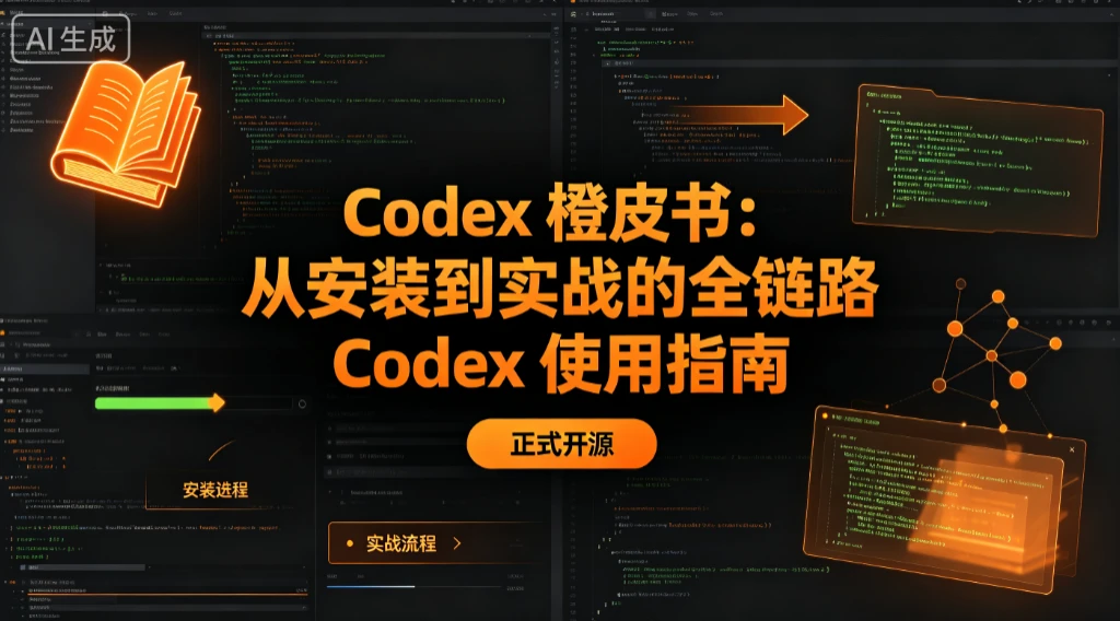 【精】Codex 橙皮书：从安装到实战的全链路 Codex 使用指南正式开源-归山创客