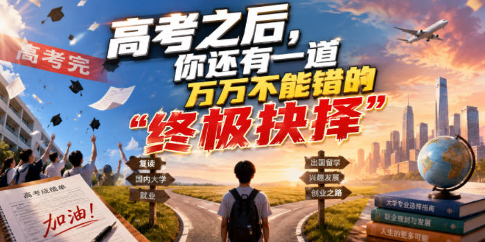 付费文章：高考之后，你还有一道万万不能错的“终极抉择”-归山创客