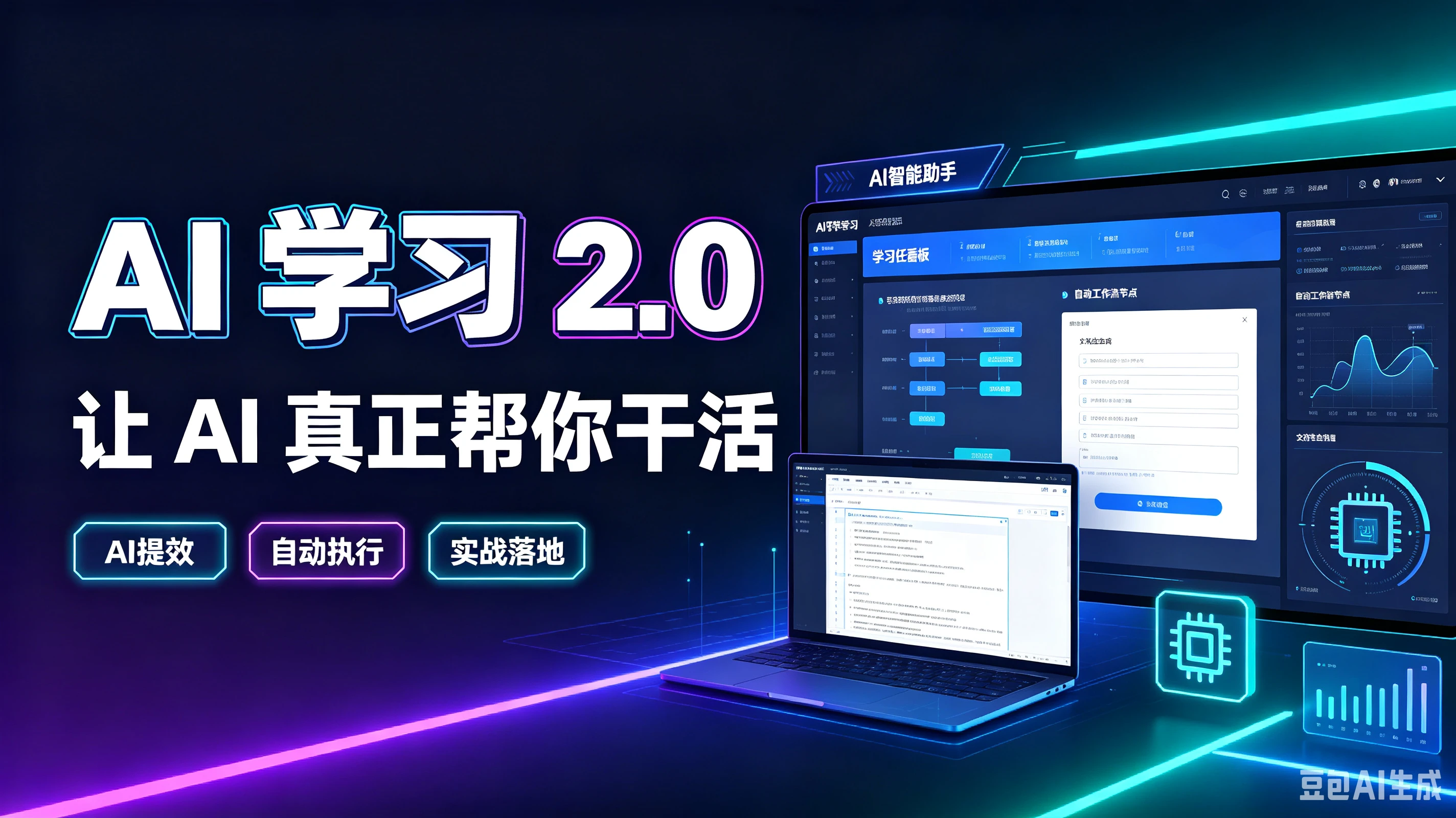 【精】AI学习2.0让AI真正帮你干活，AI提效、自动执行、实战落地-归山创客