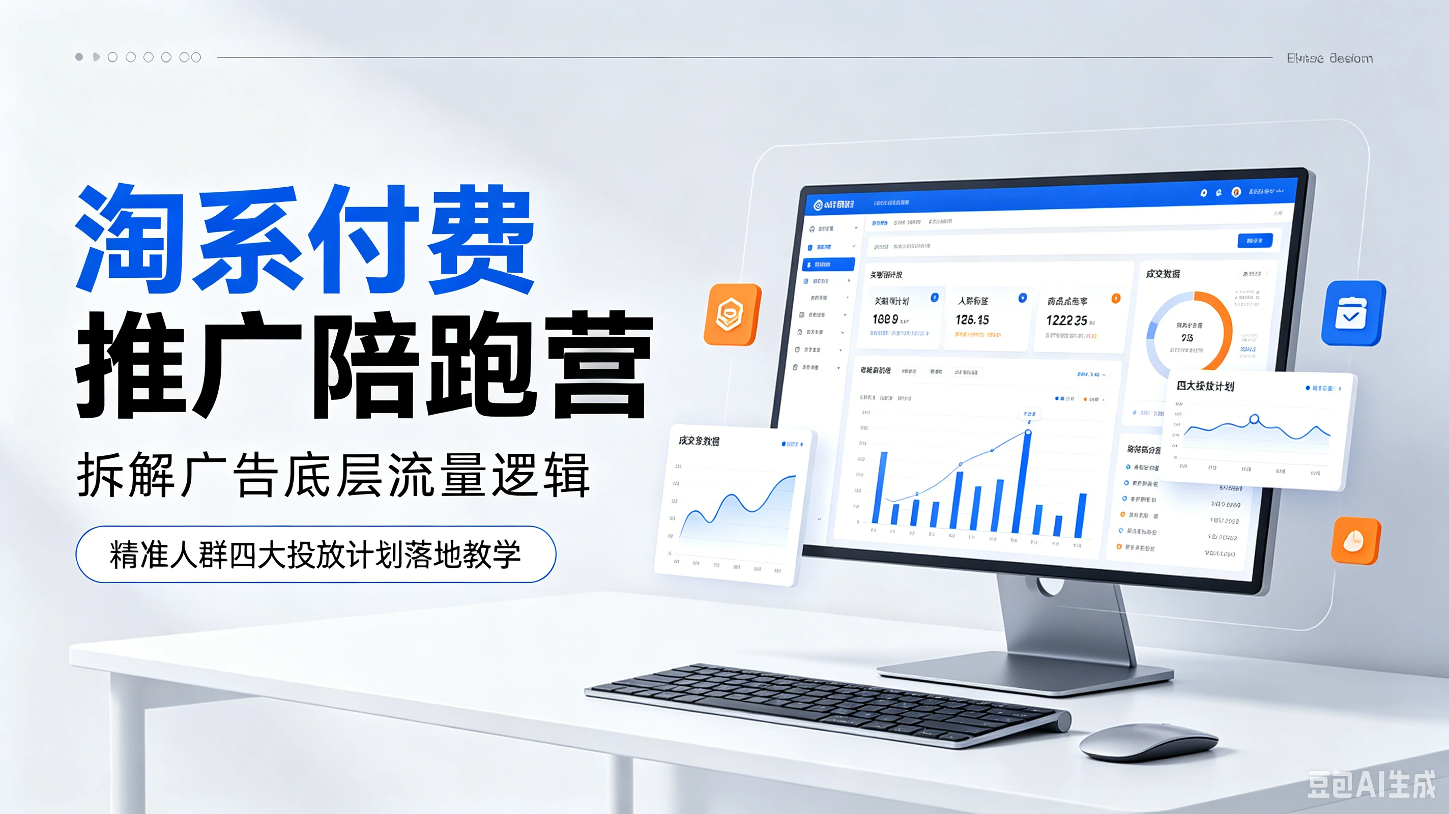 【精】淘系付费推广陪跑营：拆解广告底层流量逻辑，精准人群四大投放计划落地教学（更新26年6月）-归山创客