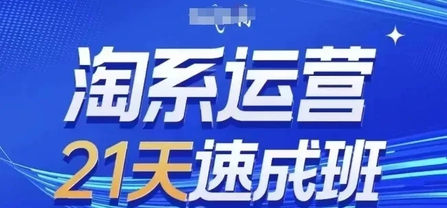 【精】淘系运营21天速成班7月更新，流量提升、转化优化、爆款打造-归山创客