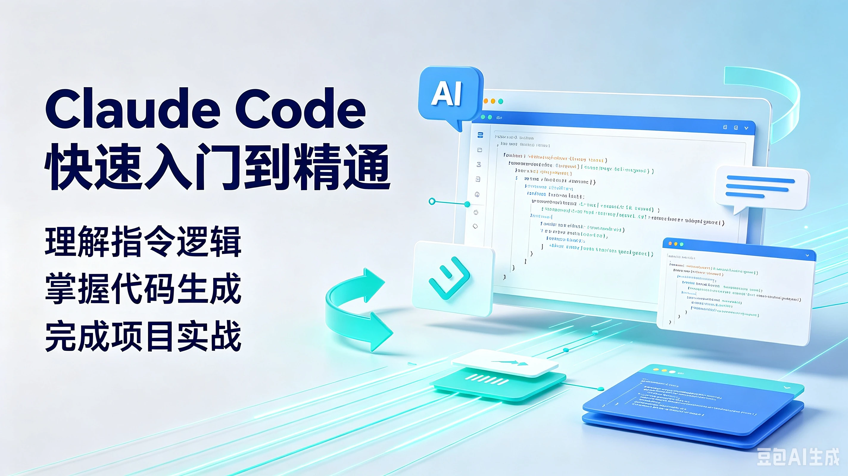 【精】Claude Code快速入门到精通，理解指令逻辑、掌握代码生成、完成项目实战-归山创客